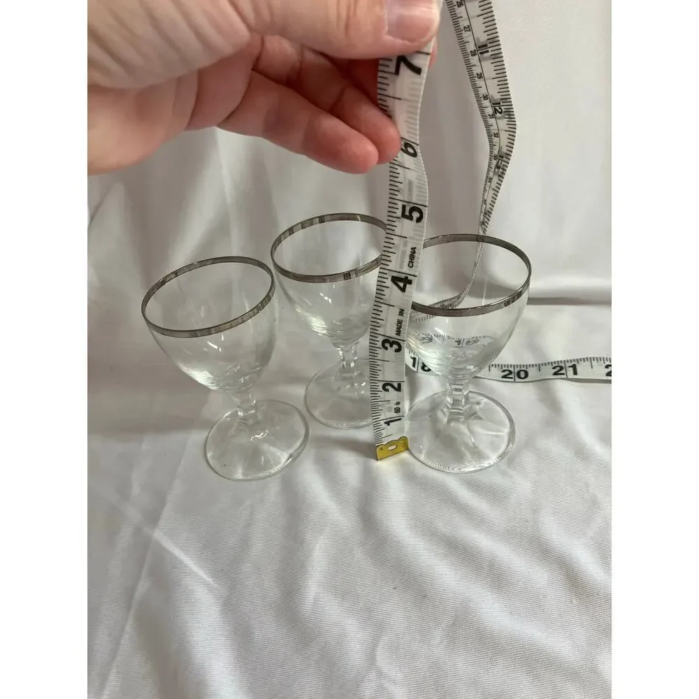 Drinking Glasses 3 piece Dinner Formal Replacement Wedding